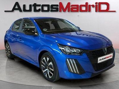 Usado Peugeot 208 Active 101 CV (74 kW) 2024 Azul Utilitario