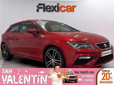 Usado Seat Leon FR 125 CV (91 kW) 2018 Rojo Utilitario