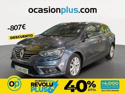 Usado Renault Mégane GrandTour Zen 130 CV (95 kW) 2017 Gris Familiar