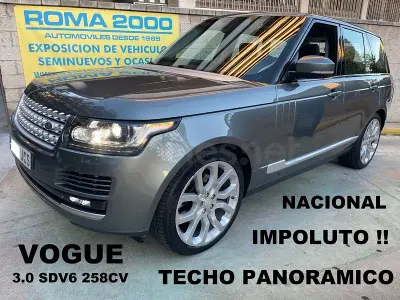 Usado Land Rover Range Rover Vogue 258 CV (189 kW) 2015 Gris / plata SUV