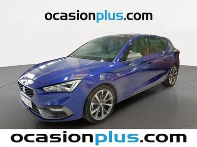 Usado Seat Leon FR 150 CV (110 kW) 2021 Azul Monovolumen