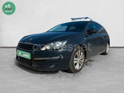 Usado Peugeot 308 SW Style 130 CV (95 kW) 2017 Negro Familiar