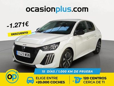 Usado Peugeot 208 Active 100 CV (73 kW) 2024 Blanco Utilitario