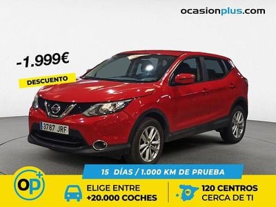 Rojo Usado 2016 Nissan Qashqai Acenta SUV | 11.991 € (Precio justo)