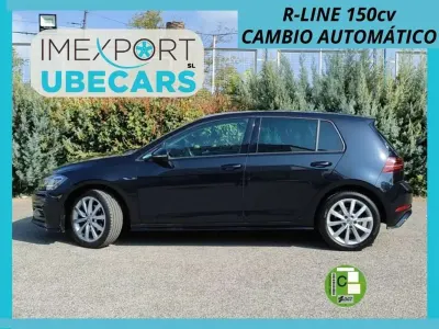 Usado VW Golf VII R-line 150 CV (110 kW) 2019 Negro Utilitario