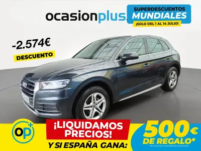 Usado Audi Q5 Design 150 CV (110 kW) 2018 Gris SUV