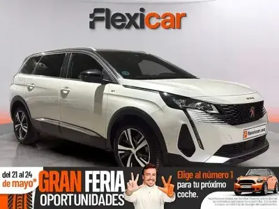 Usado Peugeot 5008 Active 130 CV (95 kW) 2021 Blanco SUV