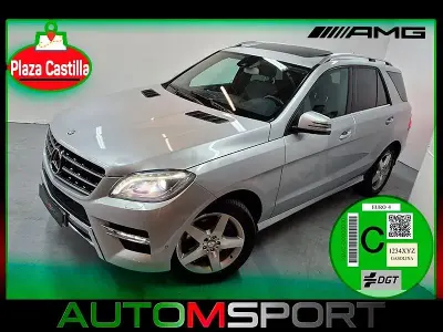 Usado Mercedes ML350 258 CV (189 kW) 2014 Gris / plata SUV