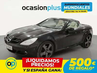 Usado Mercedes SLK200 163 CV (119 kW) 2006 Negro Descapotable