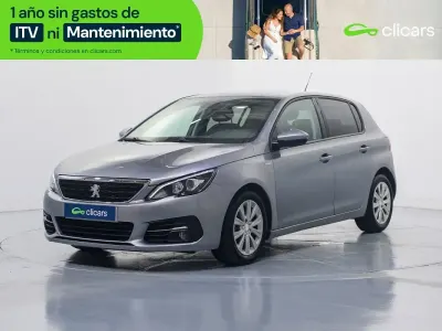 Usado Peugeot 308 Style 130 CV (95 kW) 2018 Gris Berlina