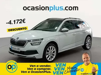 Usado Skoda Kamiq Sport 150 CV (110 kW) 2021 Blanco SUV