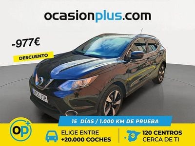 Usado Nissan Qashqai N-Connecta 110 CV (80 kW) 2016 Negro SUV