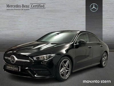 Usado Mercedes CLA180 AMG line 136 CV (100 kW) 2019 Negro Berlina
