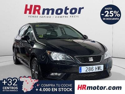 Usado Seat Ibiza Style 90 CV (66 kW) 2014 Negro Berlina