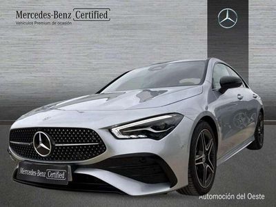 Plateado Usado 2024 Mercedes CLA200 AMG line Coupe | 38.900 € (Un poco caro)