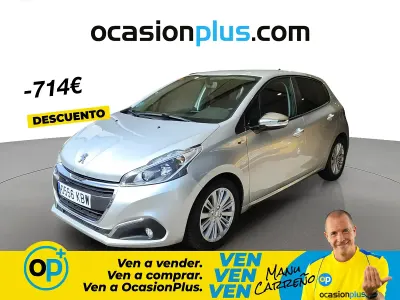 Usado Peugeot 208 Style 75 HP (55 kW) 2017 Cinzento Citadino
