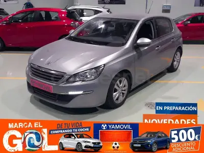 Usado Peugeot 308 Active 92 CV (67 kW) 2015 Gris Utilitario