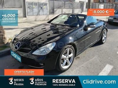 Usado Mercedes SLK200 184 CV (135 kW) 2006 Negro Descapotable