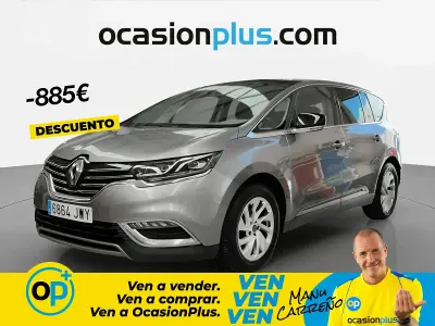 Usado Renault Espace Zen 130 CV (95 kW) 2017 Gris Monovolumen