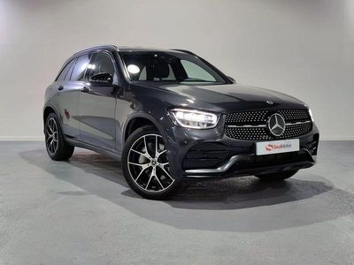 Usado Mercedes GLC300 245 CV (180 kW) 2021 Gris / plata SUV