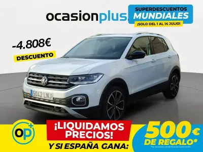 Usado VW T-Cross Sportline 150 CV (110 kW) 2021 Blanco SUV