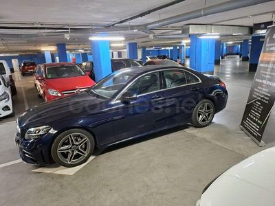 Usado Mercedes C200 184 CV (135 kW) 2018 Azul Berlina