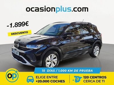 Negro Usado 2024 VW T-Cross Life SUV | 20.890 € (Precio justo)