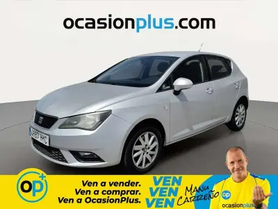 Usado Seat Ibiza Style 105 CV (77 kW) 2014 Gris Utilitario