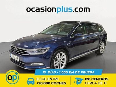 Usado VW Passat Sportline 150 CV (110 kW) 2015 Azul Familiar