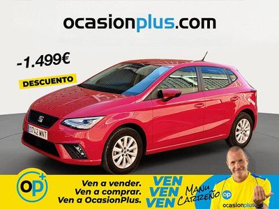 Usado Seat Ibiza Style 80 CV (58 kW) 2024 Rojo Berlina