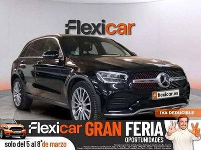 Usado Mercedes GLC220 194 CV (142 kW) 2021 Negro SUV