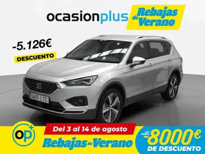 Usado Seat Tarraco 4Drive 200 CV (147 kW) 2021 Gris SUV