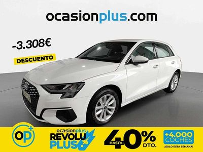 Usado Audi A3 110 CV (80 kW) 2021 Blanco Berlina