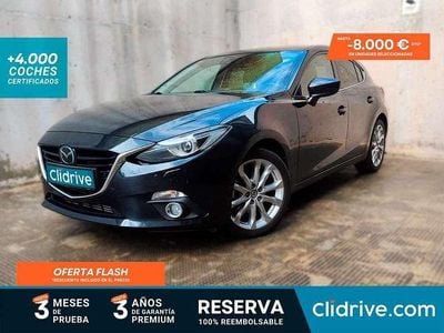 Usado Mazda 3 Luxury 150 CV (110 kW) 2015 Negro Berlina