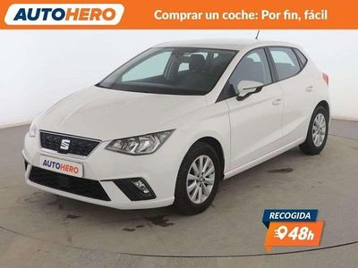 Usado Seat Ibiza Style 75 CV (55 kW) 2018 Blanco Utilitario