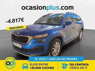 Usado Skoda Kodiaq Ambition 150 CV (110 kW) 2022 Azul SUV