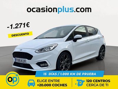 Usado Ford Fiesta ST-Line 100 CV (73 kW) 2018 Blanco Berlina