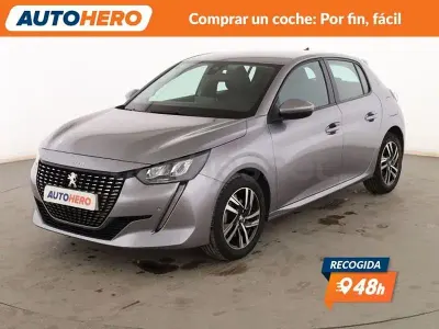 Usado Peugeot 208 Allure 100 CV (73 kW) 2020 Gris / plata Utilitario