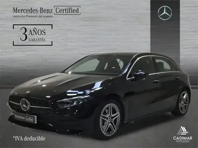 Usado Mercedes A180 AMG line 136 CV (100 kW) 2025 Negro Berlina
