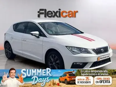 Usado Seat Leon Style 115 CV (84 kW) 2019 Blanco Berlina