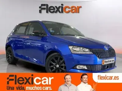 Käytetty Skoda Fabia 95 HP (69 kW) 2021 Sininen Viistoperä