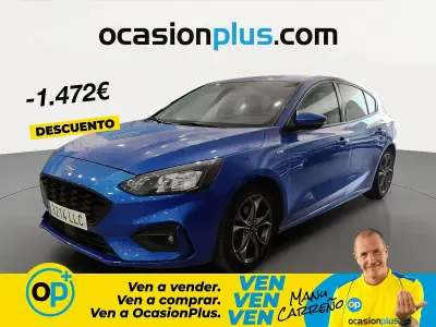 Usado Ford Focus ST-Line 120 CV (88 kW) 2020 Azul Berlina