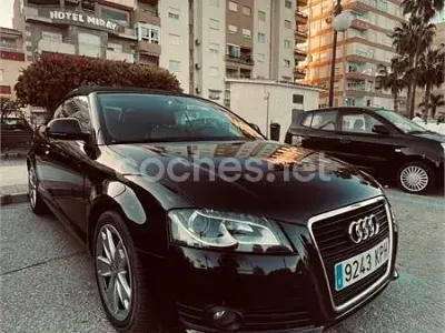 Usado Audi A3 Cabriolet Ambition 200 CV (147 kW) 2010 Negro Descapotable