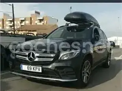 Usado Mercedes GLC220 170 CV (125 kW) 2018 Negro SUV