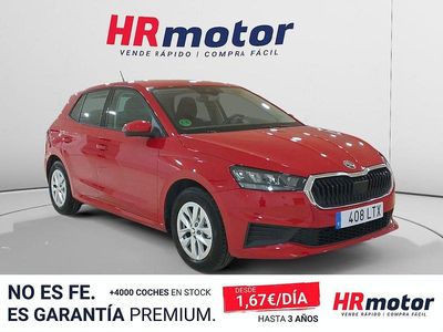Usado Skoda Fabia 110 CV (80 kW) 2021 Rojo Berlina