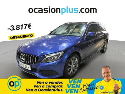 Usado Mercedes C250 Avantgarde 211 CV (155 kW) 2016 Azul Familiar
