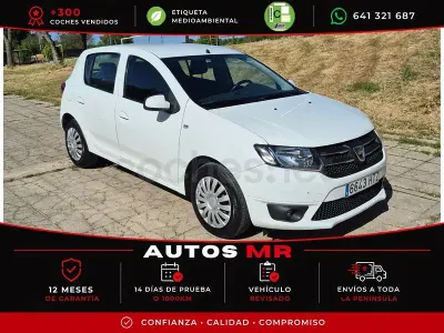 Usado Dacia Sandero Ambiance 75 CV (55 kW) 2014 Blanco Berlina