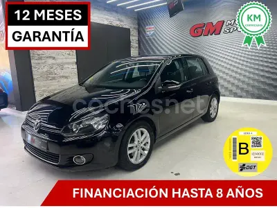 Usado VW Golf VI Sport 110 CV (80 kW) 2009 Negro Utilitario