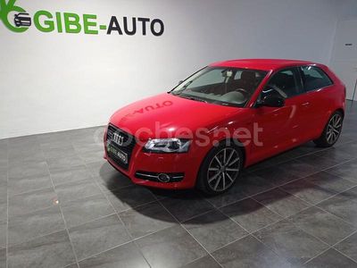 Usado Audi A3 Ambition 140 CV (102 kW) 2010 Rojo Berlina