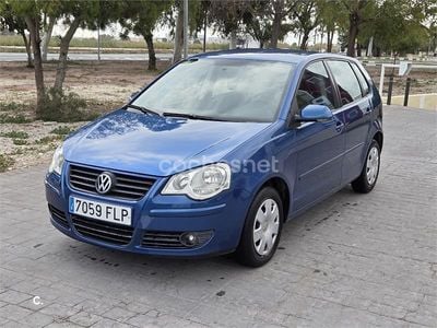 Usado VW Polo Advance 80 CV (58 kW) 2008 Azul Utilitario